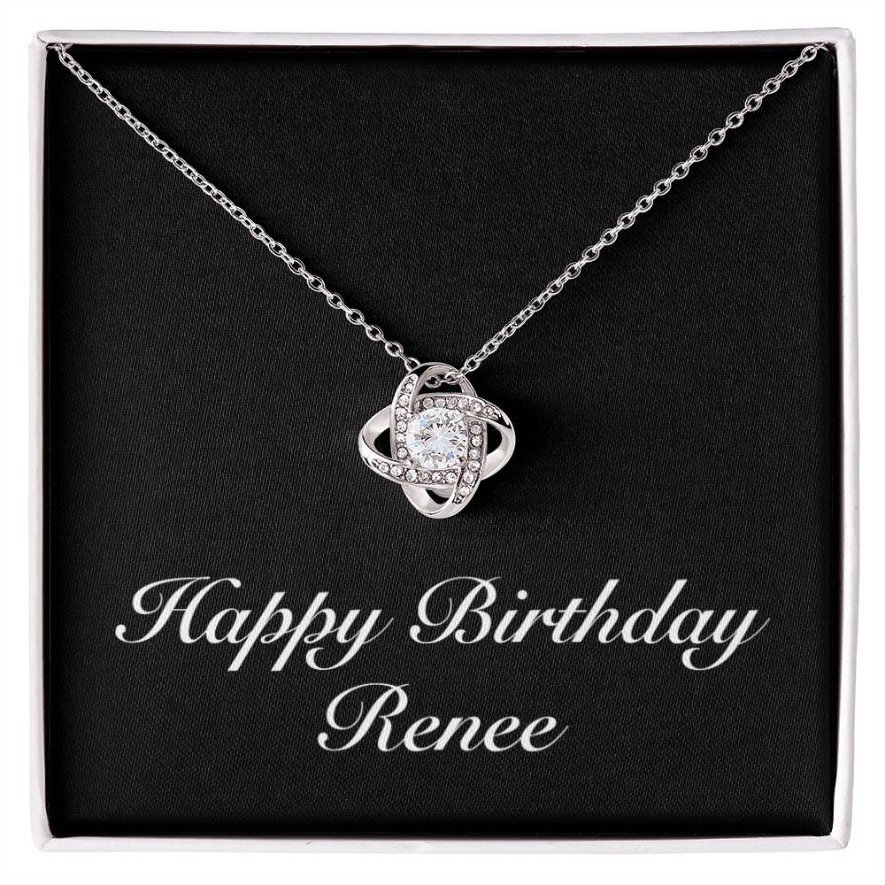 Happy Birthday Renee v2 - Love Knot Necklace