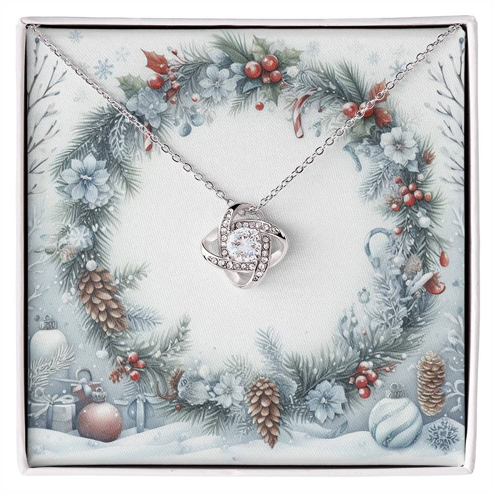 Christmas Background 082 - Love Knot Necklace