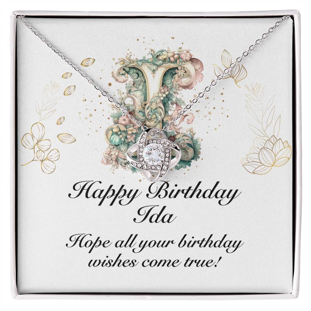 Happy Birthday Ida v01 - Love Knot Necklace