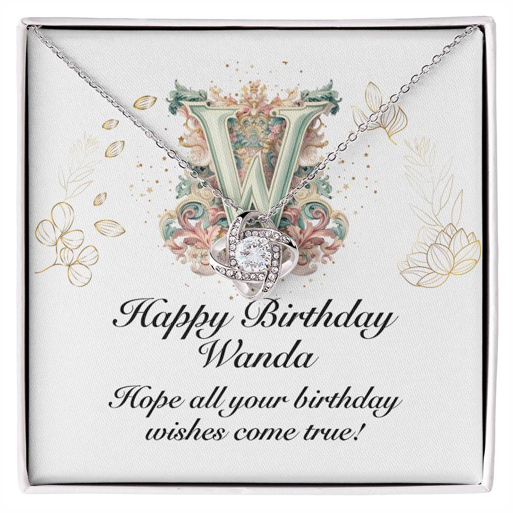 Happy Birthday Wanda v01 - Love Knot Necklace