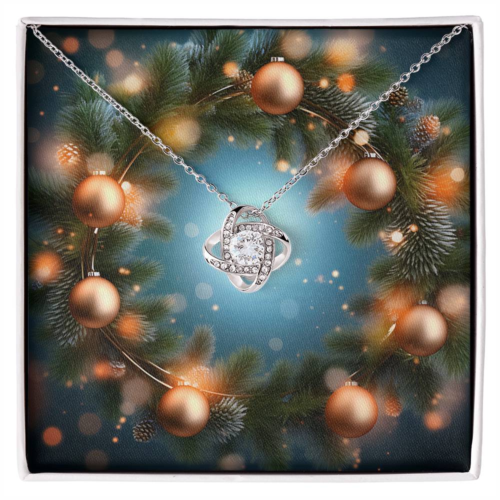 Christmas Background 107 - Love Knot Necklace