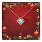 Christmas Background 011 - Love Knot Necklace