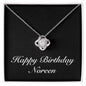 Happy Birthday Noreen v2 - Love Knot Necklace