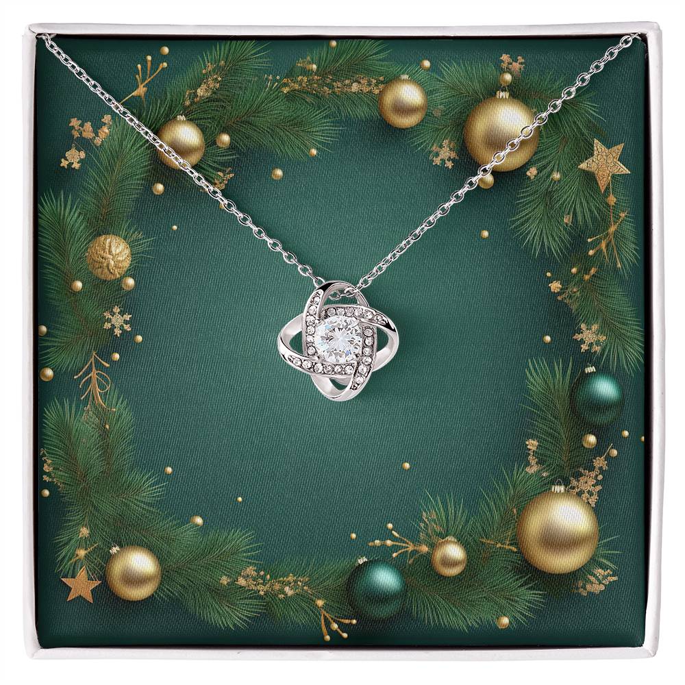 Christmas Background 035 - Love Knot Necklace