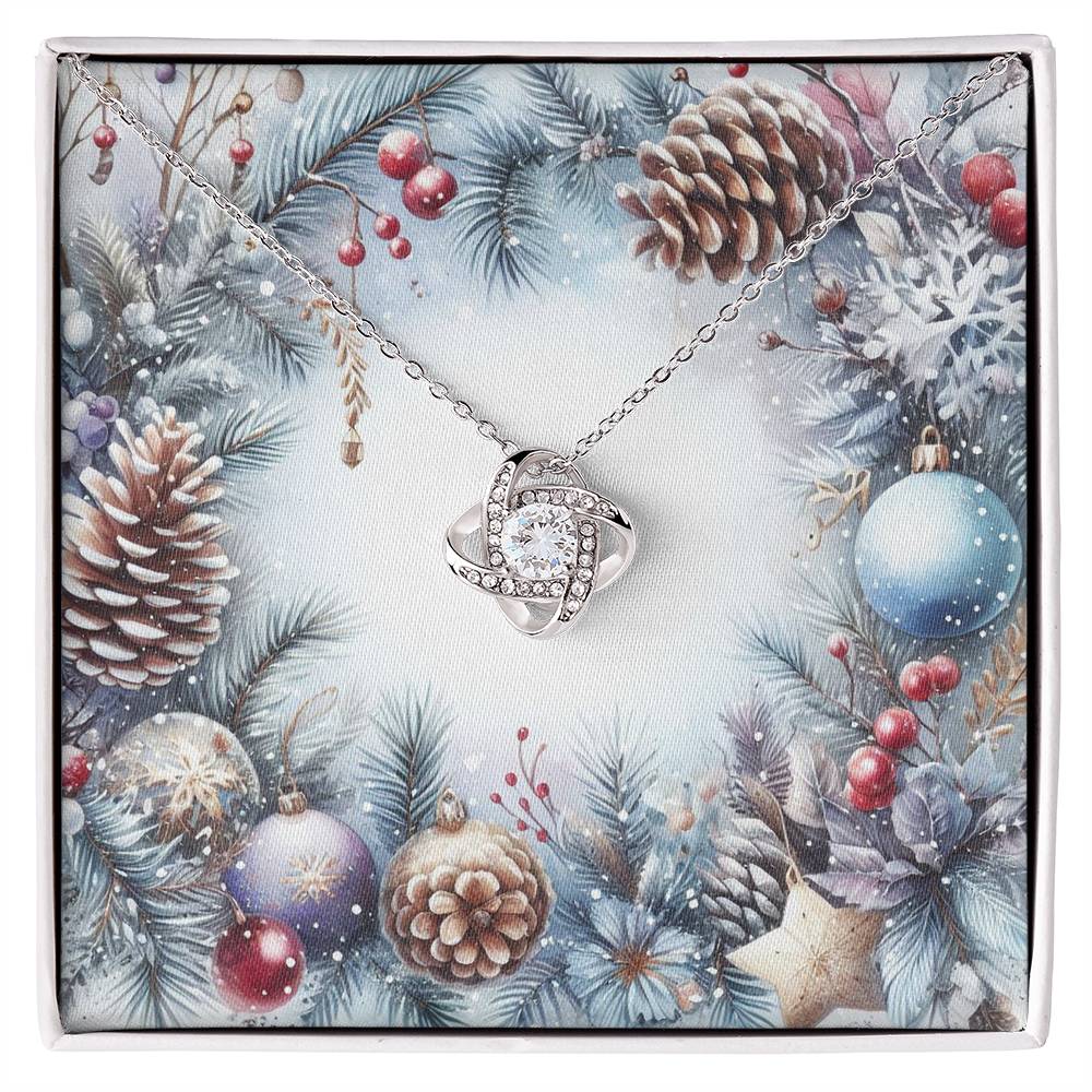 Christmas Background 080 - Love Knot Necklace