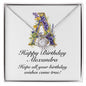 Happy Birthday Alexandra v02 - Love Knot Necklace
