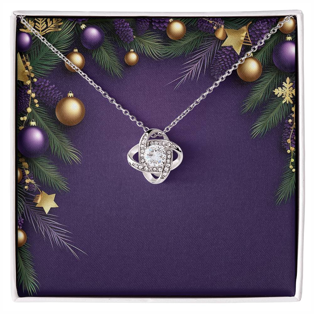 Christmas Background 024 - Love Knot Necklace