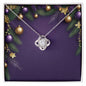 Christmas Background 024 - Love Knot Necklace