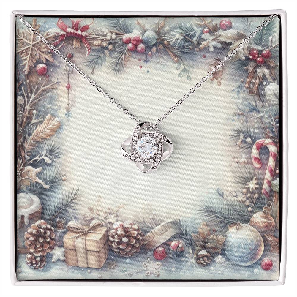 Christmas Background 072 - Love Knot Necklace