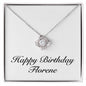 Happy Birthday Florene - Love Knot Necklace