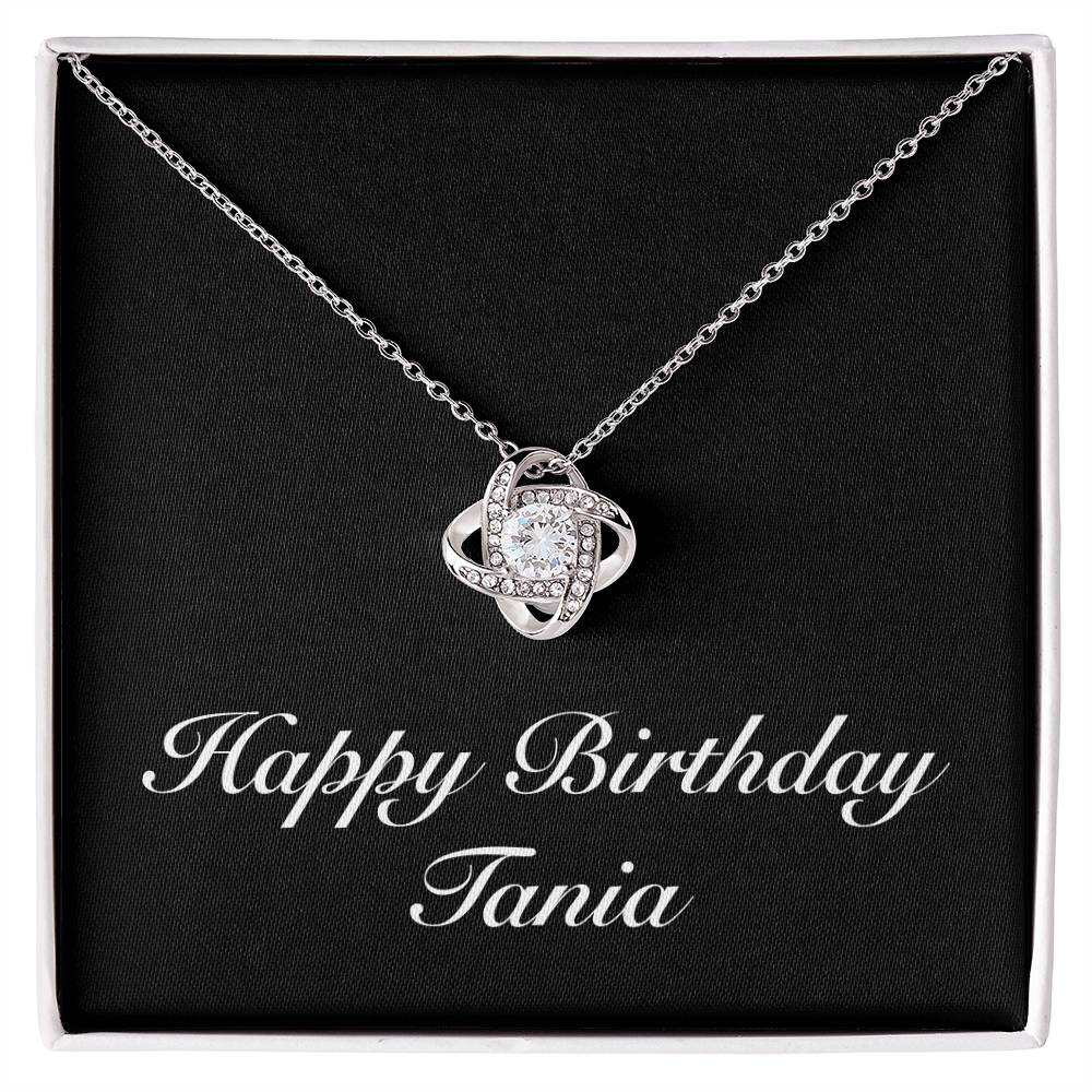 Happy Birthday Tania v2 - Love Knot Necklace