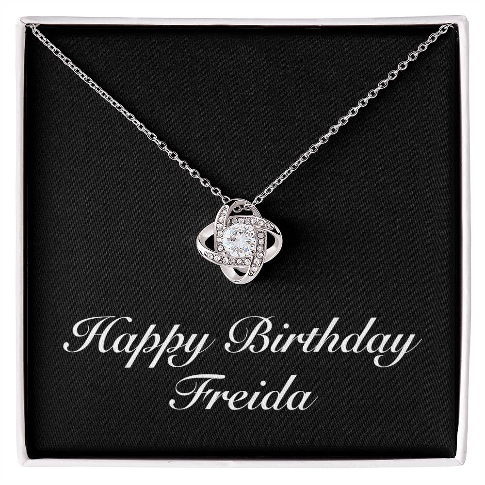 Happy Birthday Freida v2 - Love Knot Necklace