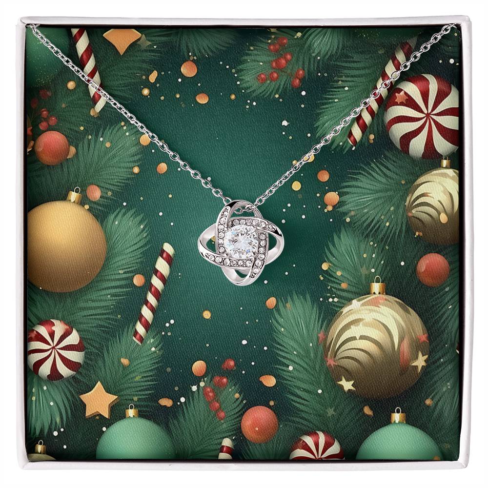 Christmas Background 129 - Love Knot Necklace