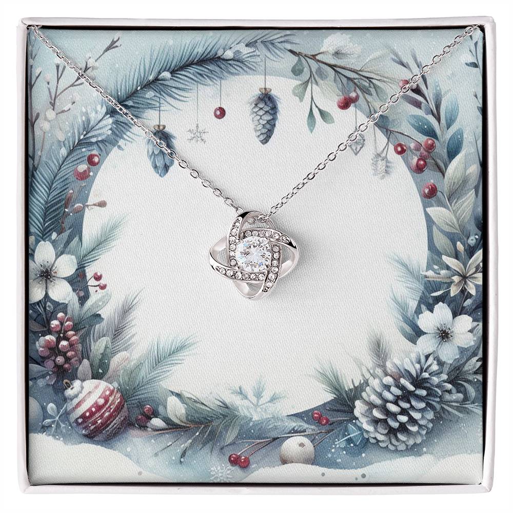 Christmas Background 090 - Love Knot Necklace