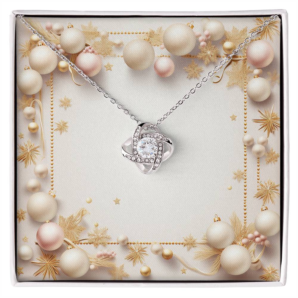 Christmas Background 022 - Love Knot Necklace