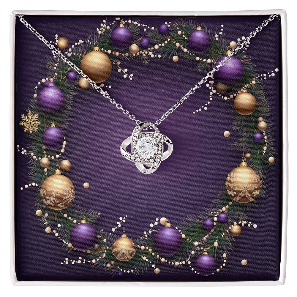 Christmas Background 023 - Love Knot Necklace