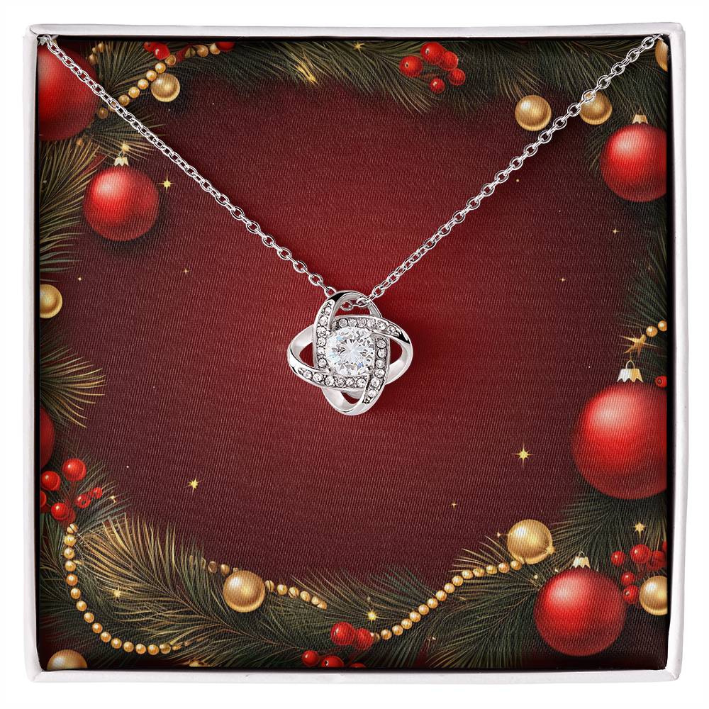 Christmas Background 036 - Love Knot Necklace