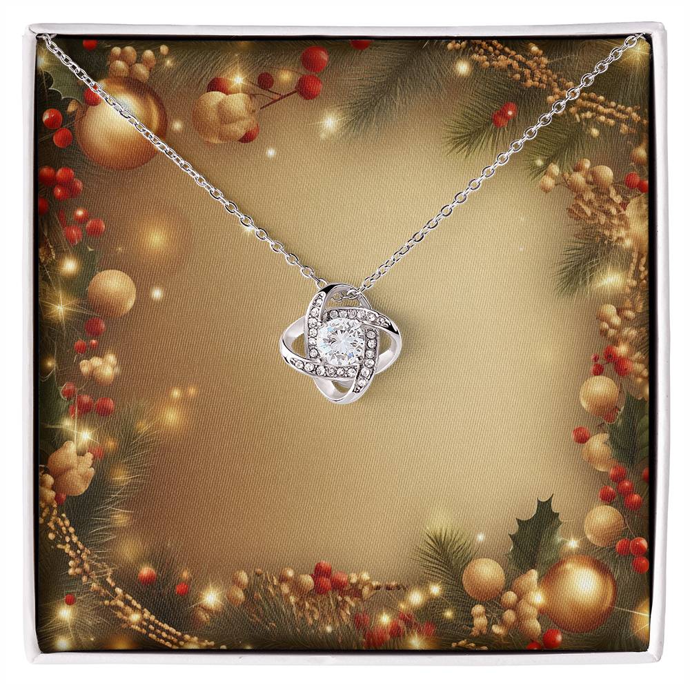 Christmas Background 030 - Love Knot Necklace