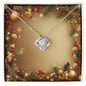 Christmas Background 030 - Love Knot Necklace