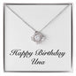 Happy Birthday Una - Love Knot Necklace