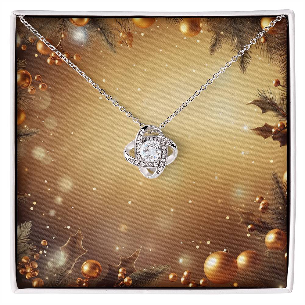 Christmas Background 062 - Love Knot Necklace