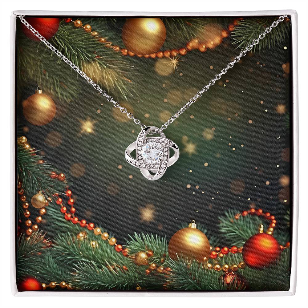 Christmas Background 119 - Love Knot Necklace