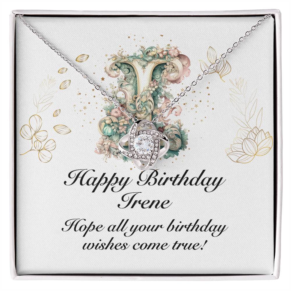 Happy Birthday Irene v01 - Love Knot Necklace