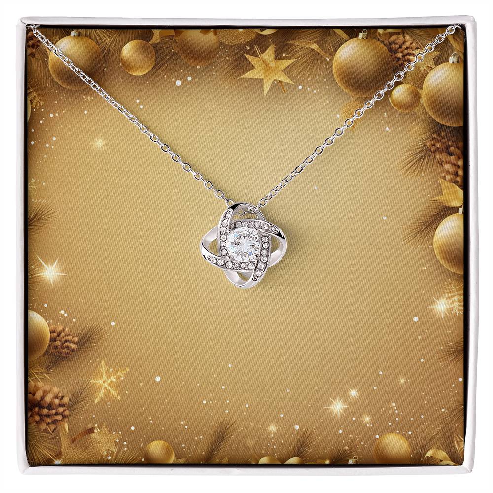 Christmas Background 031 - Love Knot Necklace