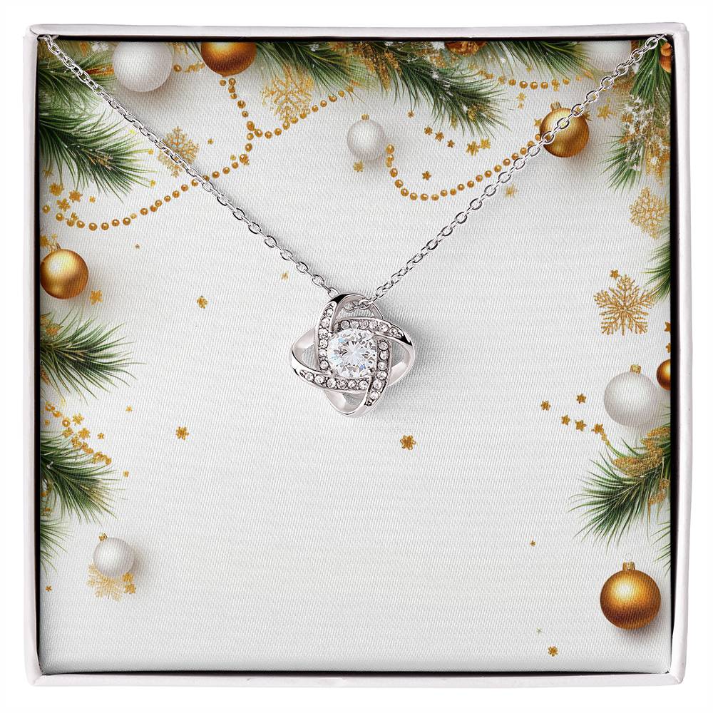 Christmas Background 048 - Love Knot Necklace
