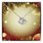 Christmas Background 100 - Love Knot Necklace