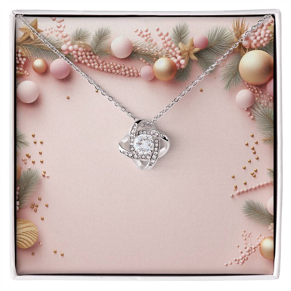 Christmas Background 025 - Love Knot Necklace