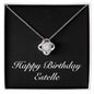 Happy Birthday Estelle v2 - Love Knot Necklace