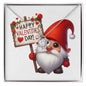 Happy Valentine's Day Gnomes 027 - Love Knot Necklace