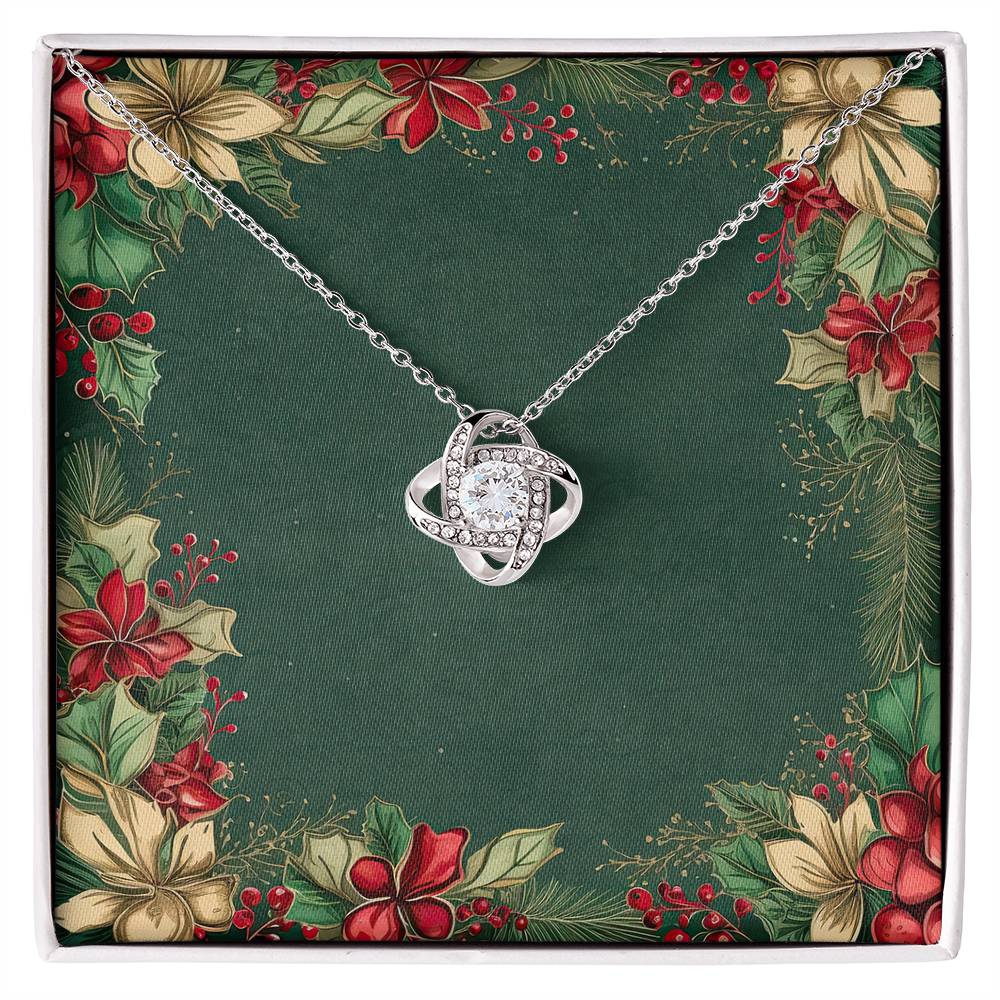 Christmas Background 068 - Love Knot Necklace