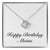 Happy Birthday Alvina - Love Knot Necklace