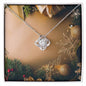 Christmas Background 096 - Love Knot Necklace
