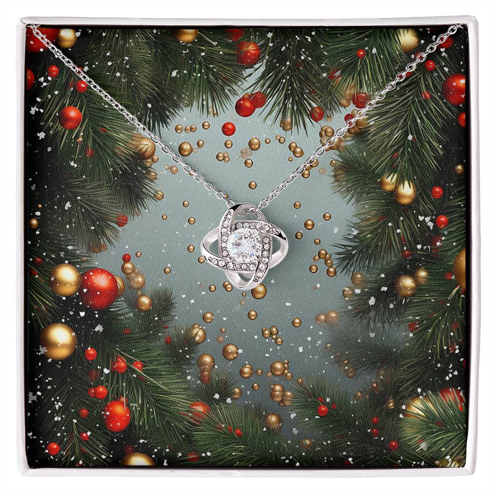 Christmas Background 127 - Love Knot Necklace