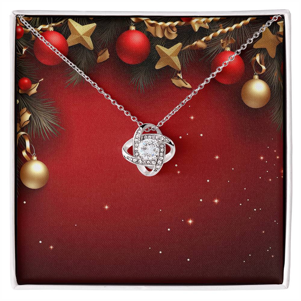 Christmas Background 064 - Love Knot Necklace