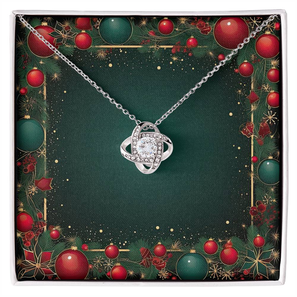 Christmas Background 070 - Love Knot Necklace