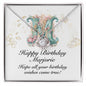 Happy Birthday Marjorie v01 - Love Knot Necklace