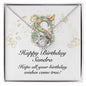 Happy Birthday Sandra v01 - Love Knot Necklace