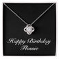 Happy Birthday Flossie v2 - Love Knot Necklace