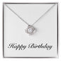 Happy Birthday - Love Knot Necklace