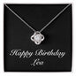 Happy Birthday Lea v2 - Love Knot Necklace