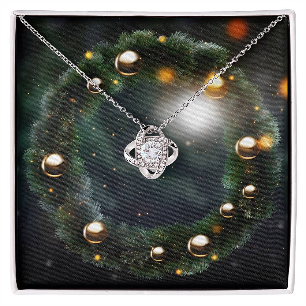 Christmas Background 110 - Love Knot Necklace