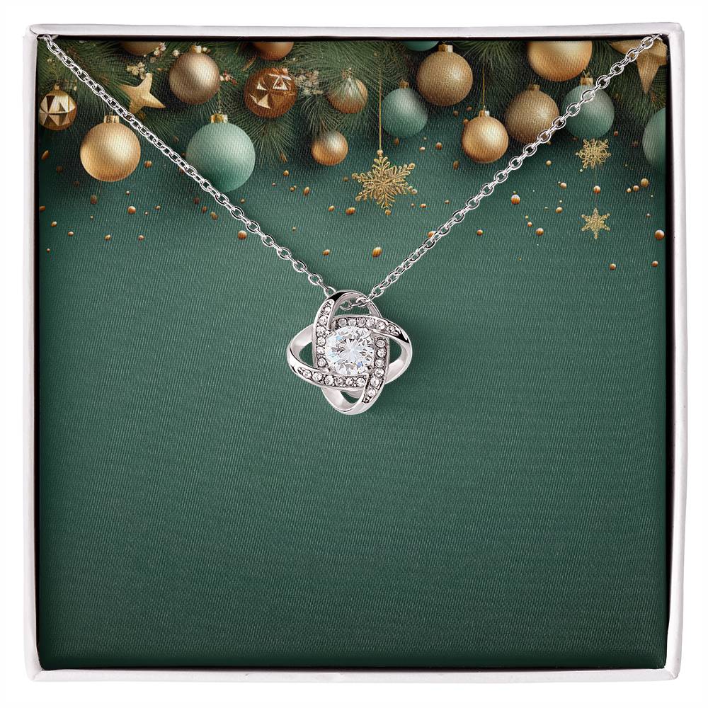 Christmas Background 037 - Love Knot Necklace