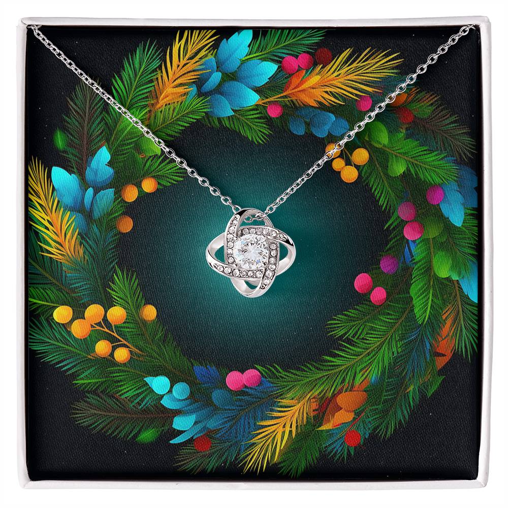 Christmas Background 122 - Love Knot Necklace