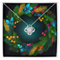 Christmas Background 122 - Love Knot Necklace