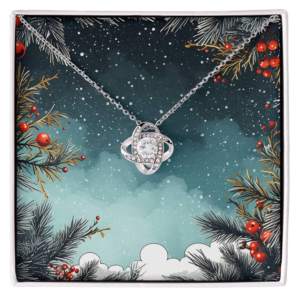 Christmas Background 124 - Love Knot Necklace