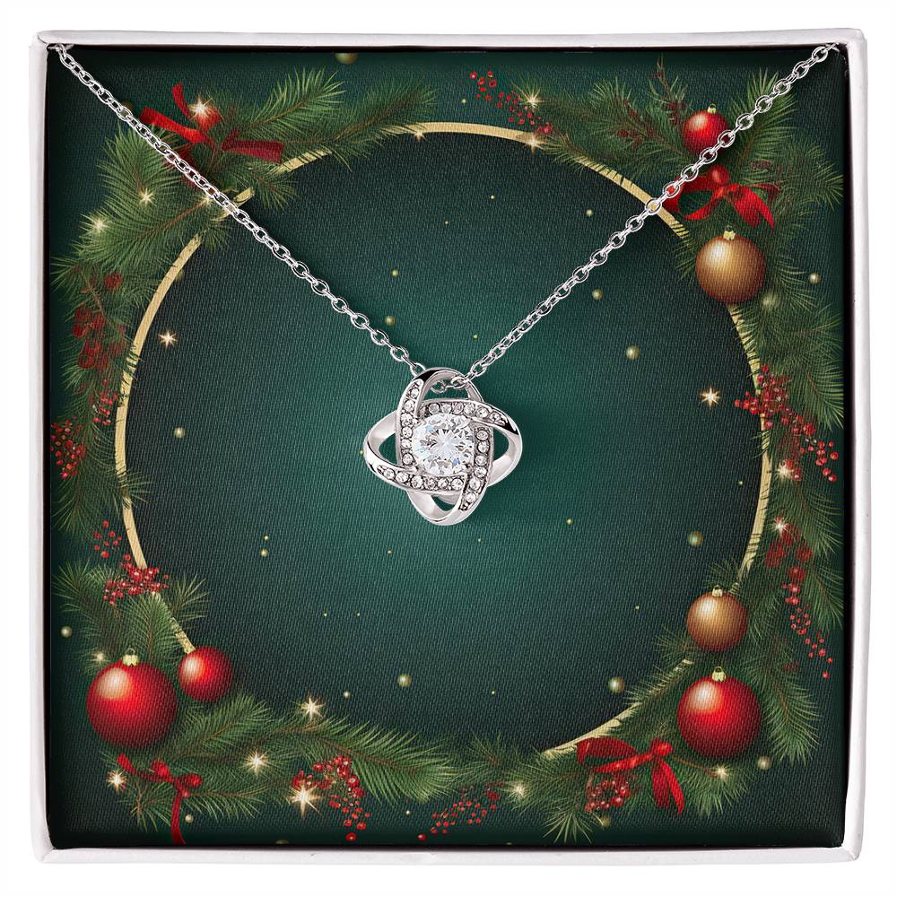 Christmas Background 069 - Love Knot Necklace